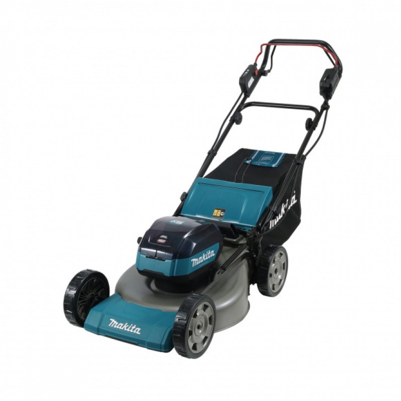 Самоходна акумулаторна косачка MAKITA LM002GT201, XGT, 40 V, 2х5 Ah, 530 мм, с мулчиране, батерии и зарядно - Акумулаторни косачки
