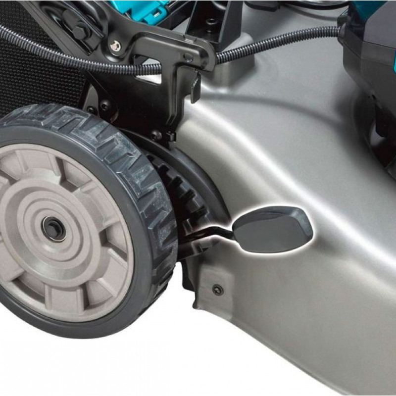 Самоходна акумулаторна косачка MAKITA LM002GT201, XGT, 40 V, 2х5 Ah, 530 мм, с мулчиране, батерии и зарядно - Акумулаторни косачки
