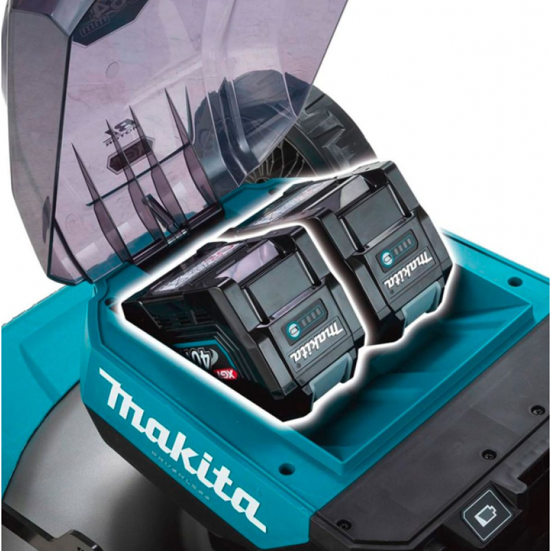 Самоходна акумулаторна косачка MAKITA LM002GT201, XGT, 40 V, 2х5 Ah, 530 мм, с мулчиране, батерии и зарядно - Акумулаторни косачки