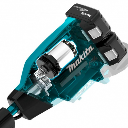 Акумулаторен ръчен тример Makita DUR369AZ 18+18 V, 430 мм, без батерия и зарядно