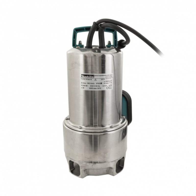 Потопяема помпа за мръсна и кална вода Makita PF0610 550 W, 5 м, 10.8 м3/ч - Национална промоция Makita