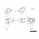 Ъглошлайф акум. 125 мм METABO W 18 7-125 SOLO - Електрически ъглошлайфи