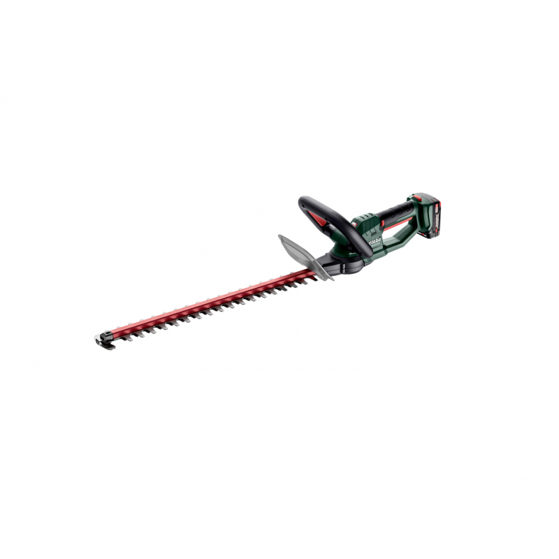 Акумулаторен храсторез METABO HS 18, 601718500, 18 V, 55 см, с батерия 2х2 Ah и зарядно SC 30 - Акумулаторни храсторези