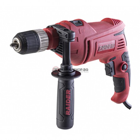 Бормашина Raider 850W 13mm самозатягащ патронник с основна метална втулка RD-ID36, 010139