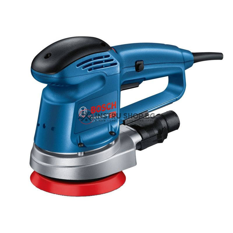 BOSCH GEX 34-125 Ексцентършлайф 340 W ф125 мм (0601372300) - Ексцентършлайф машини