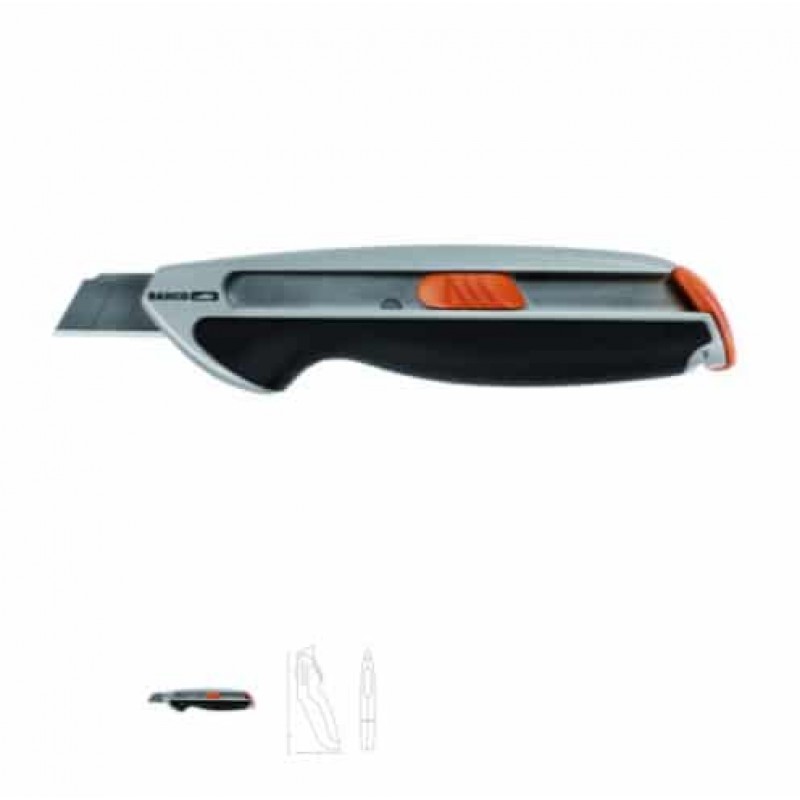 Джобен нож 18 mm ERGO BAHCO KE18-01 - Макетни ножове