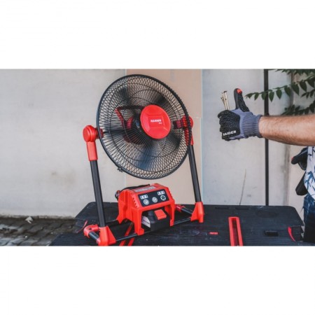 Акумулаторен вентилатор Raider RDP-SWF20 Solo, 20 V+230 V, 30 см, без батерия и зарядно, 039711