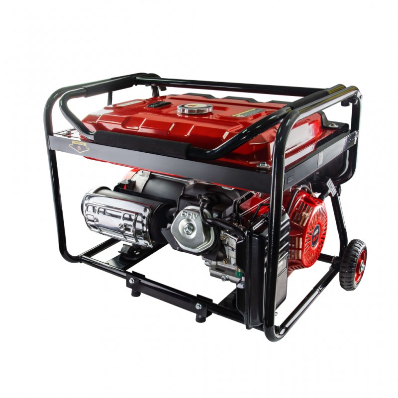 Монофазен бензинов генератор за ток Raider RD-GG12, 7.5 kW, 25 л, с ел. старт - Монофазни генератори