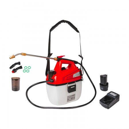 Акумулаторна пръскачка Raider RD-BMD05, 12 V, 2 Ah, 3 бара, 5 л, с батерия и зарядно