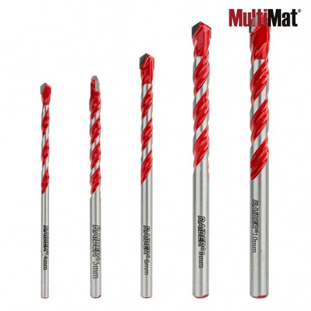 Комплект мултифункционални свредла Raider MultiMat 2Cut, 5 бр., Ø4/5/6/8/10 mm, 159929