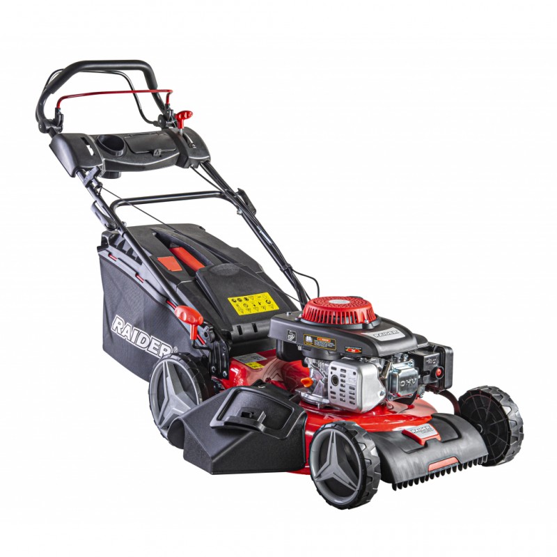 Косачка Raider RD-GLM09 бензинова самоход 3.2kW (4.3hp) 51cm 20" 65L 4в1 - Бензинови косачки