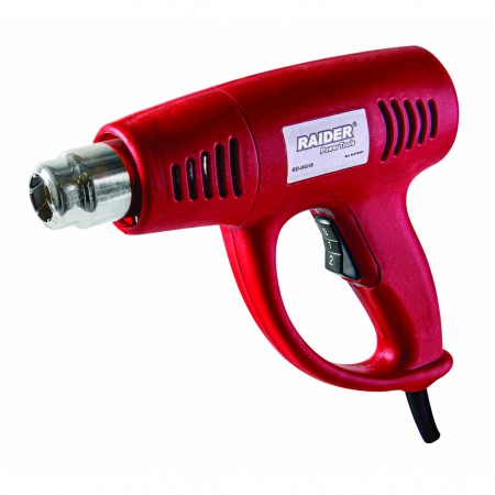 Пистолет за горещ въздух 2000W 2степ. + аксесоари в куфар RD-HG18