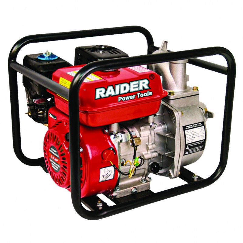 Помпа водна бензинова Raider RD-GWP01 4.10kW 2" - Бензинови помпи за вода
