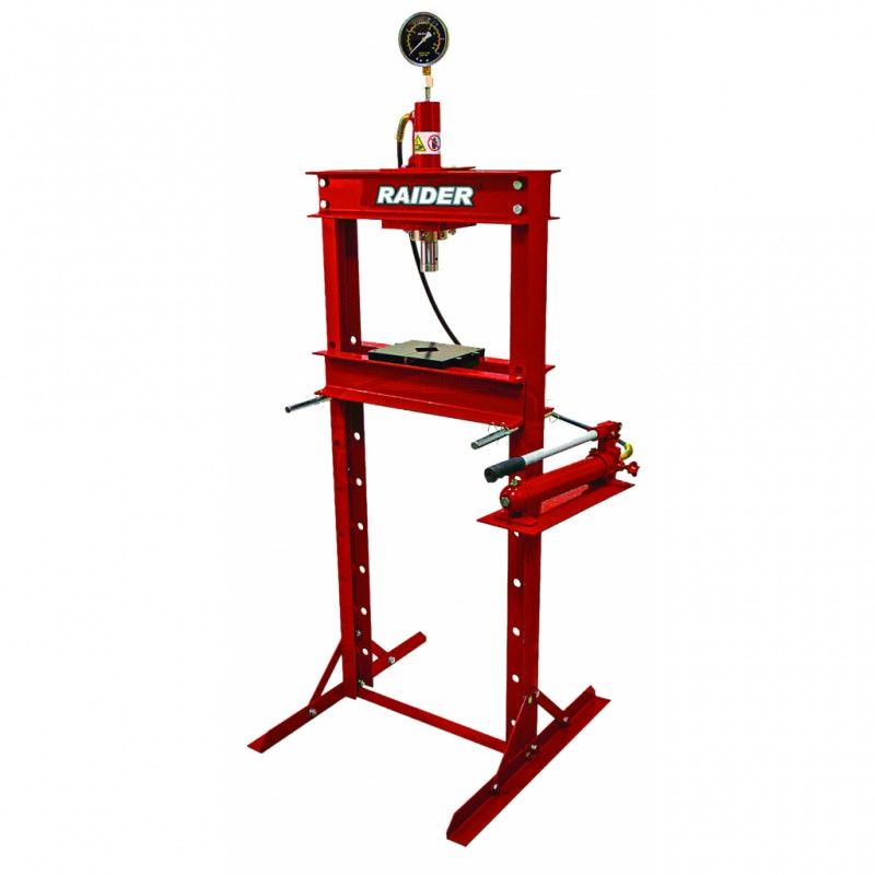 Преса хидравлична 12t Raider RD-HP03 с манометър Power Tools - Хидравлични преси