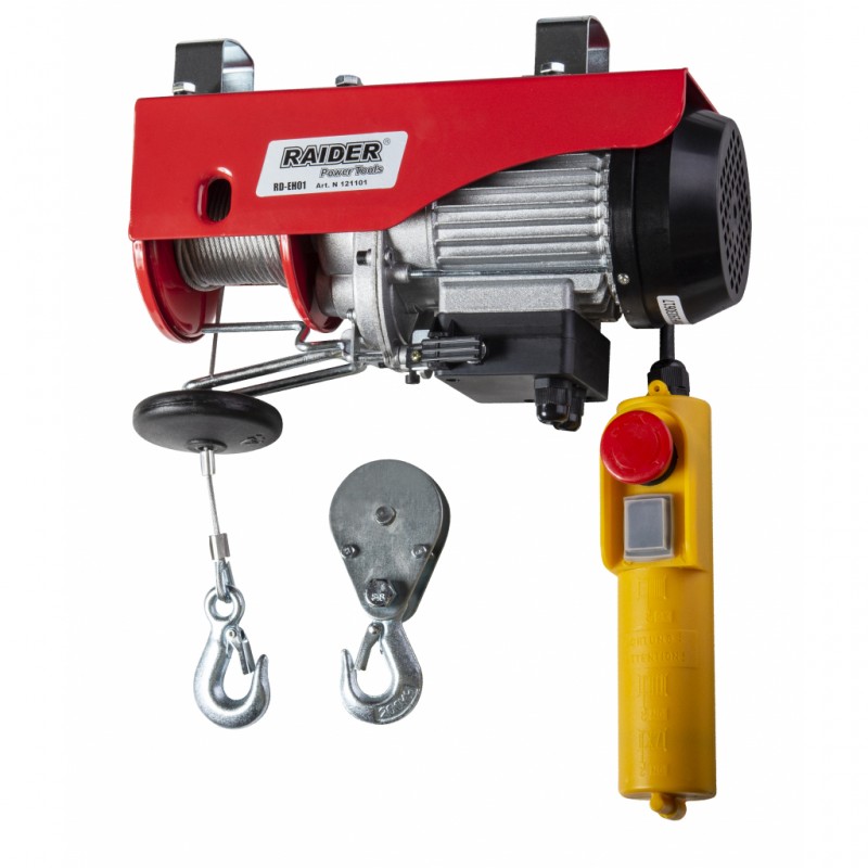 Телфер електрически 250kg 6m 510W RD-EH01 - Промоции Raider