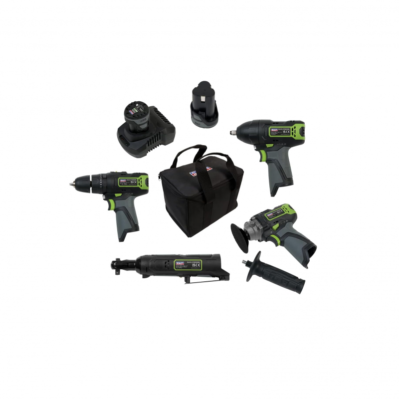 Комплект акумулаторни машини Sealey CP108VCOMBO1, 10.8 V - ПРОМОЦИИ
