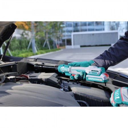 Акумулаторна удължена тресчотка TOTAL, 3/8", 20 V, 65 Nm, без батерия, TL IND TDRLI206529