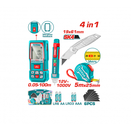 Комплект измервателни инструменти, 4 части, TL IND TOS250701M