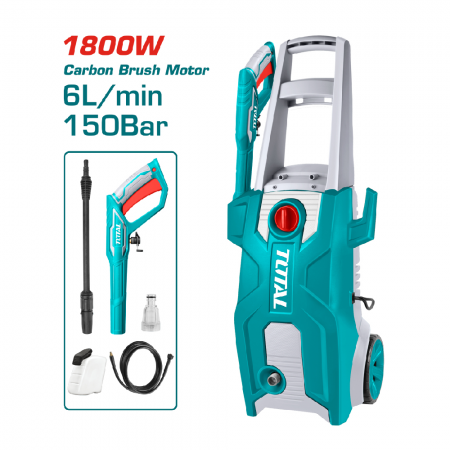 Водоструйка TOTAL INDUSTRIAL, 1800 W, 150 BAR, 6 L/min, TL IND TGT11356