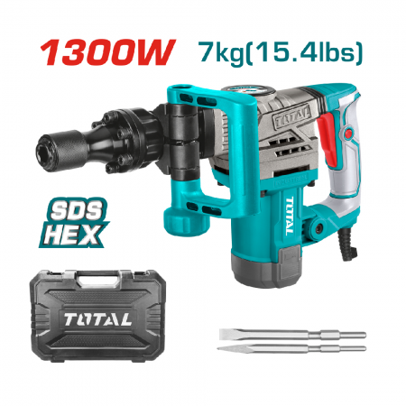 Къртач TOTAL Industrial, HEX, 1300 W, TL IND TH2130016