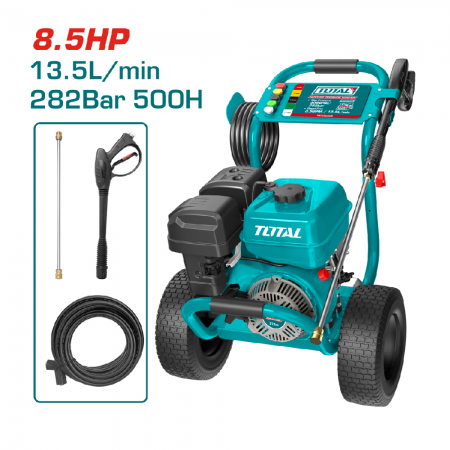 Бензинова водоструйка TOTAL INDUSTRIAL, 8.5 к.с., 282 bar, 810 Л/ч, TL IND TGT250306