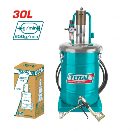 Пневматична система за гресиране TOTAL Industrial, 30 L, 400 bar, TL IND THT118302