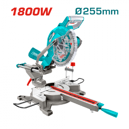 Настолен циркуляр с герунг TOTAL INDUSTRIAL, Ф 255 мм, 1800 W, TL IND TS421825517