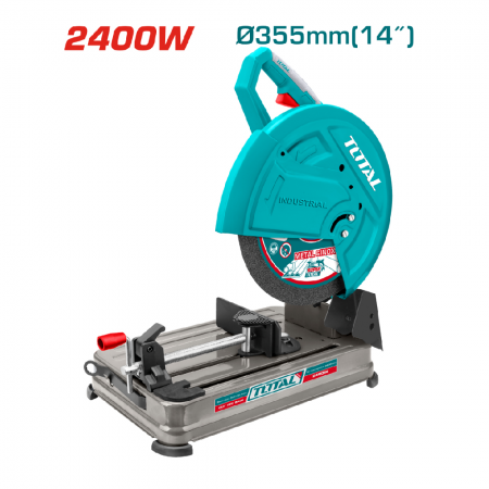 Настолна отрезна машина TOTAL Industrial, Ф 355, 2400 W, TL IND TS92435526E