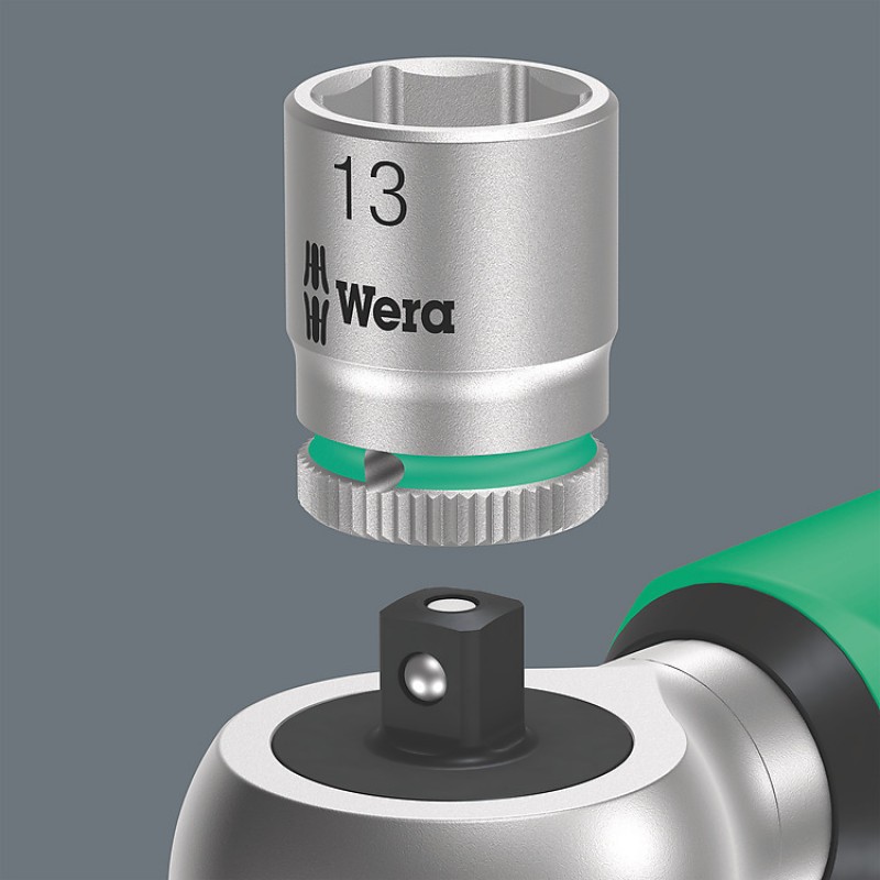 Динамомeтричен ключ WERA Safe-Torque A 1 с тресчотка и вложки 1/4", 2 - 12 Nm (10 части) - Динамометрични ключове