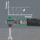 Динамомeтричен ключ WERA Safe-Torque A 1 с тресчотка и вложки 1/4", 2 - 12 Nm (10 части) - Динамометрични ключове