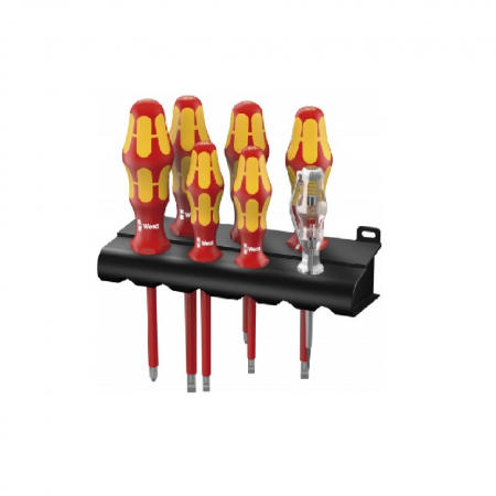 Комплект WERA отвертки Kraftform plus, изолирани (7 части)