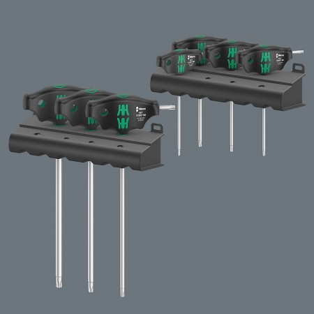 Комплект WERA Torx Т-образна ръкохватка TX10 - TX45 (7 части)