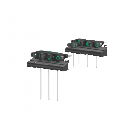 Комплект WERA Torx Т-образна ръкохватка TX10 - TX45 (7 части)