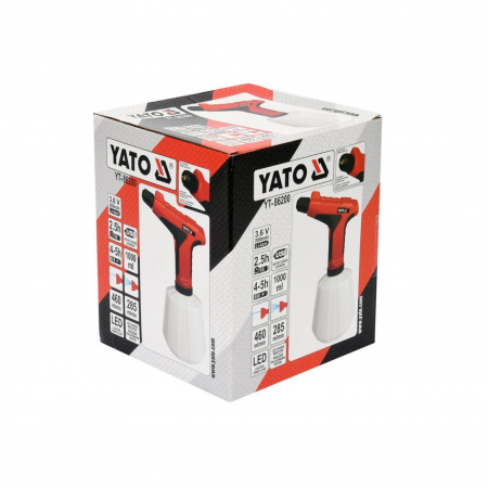 Акумулаторна пръскачка YATO, YT 86200, 3.6 V, 2 Ah