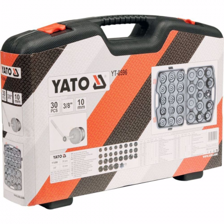 Вложки (чашки) за маслен филтър YATO, YT 0596, 30 части