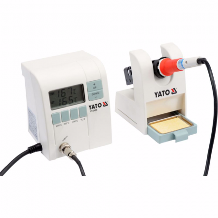 Дигитална станция за запояване, YATO, YT 82455, 48 W, LCD дисплей