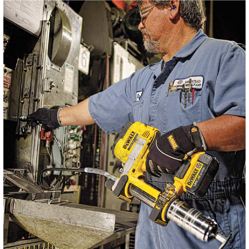 Акумулаторна гресьорка (такаламит) DeWALT 18 V, 400 см3, 690 bar, DCGG571NK - Акумулаторни гресьорки (такаламити)