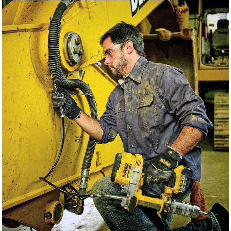 Акумулаторна гресьорка (такаламит) DeWALT 18 V, 400 см3, 690 bar, DCGG571NK - Акумулаторни гресьорки (такаламити)