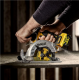 Акумулаторен ръчен циркуляр DeWALT с 2 батерии и зарядно, 12 V, 5 Ah, ф 140 мм, 3600 об./мин, 50 °, DCS512P2 - Акумулаторни ръчни циркуляри