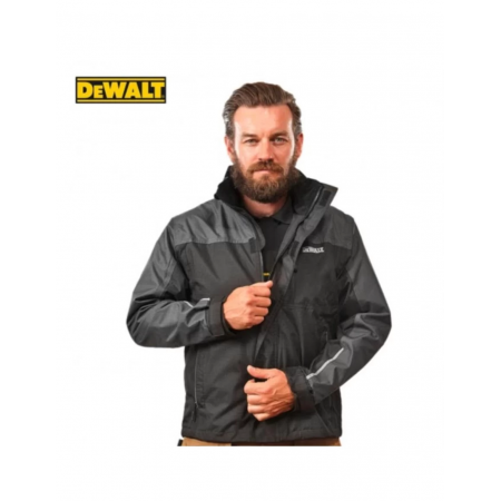 Мъжко яке DeWALT Storm Waterproof Black/Grey, DWC200-001
