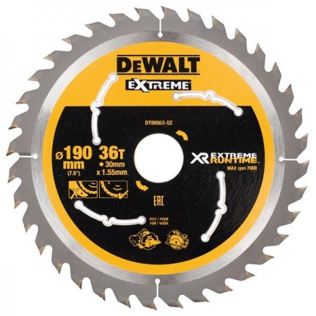 ЦИРКУЛЯРЕН ДИСК ЗА ДЪРВО DEWALT DT4394 190 X 30 X 40 ЗЪБА