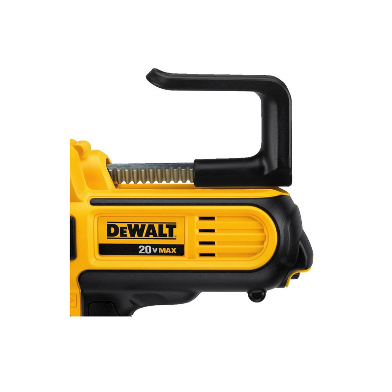 Пистолет DeWALT акумулаторен за уплътнители тип салам с 1 батерия и зарядно, 2 V, 18 Ah, 2500 N, 0.31-0.6 л, DCE580D1 - Акумулаторни пистолети за силикон