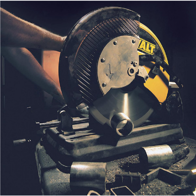 Настолен циркуляр DeWALT за метал с метален диск 2200 W, ф 355 мм, 1300 об./мин, DW872 - Настолни отрезни машини