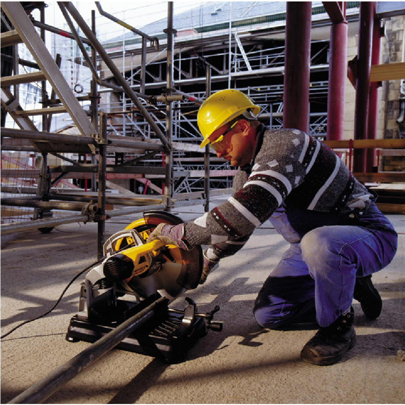 Настолен циркуляр DeWALT за метал с метален диск 2200 W, ф 355 мм, 1300 об./мин, DW872 - Настолни отрезни машини