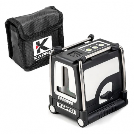 Нивелир лазерен линеен Kapro с 2 лъча 30 м, 60 м, 0.2 мм/м, 872G Prolaser Plus Green