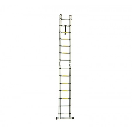 Алуминева телескопична двураменна стълба GRASKO GR55109, 2x7, 440 см