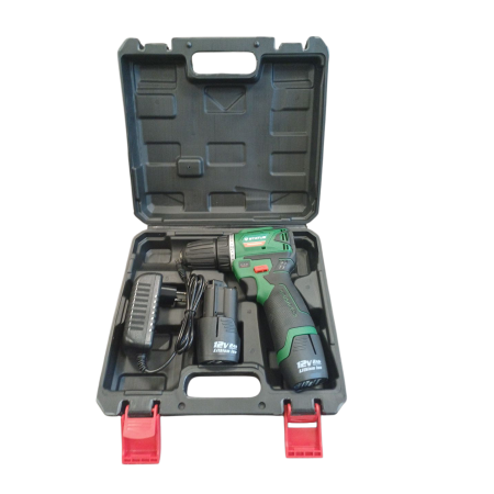 Акумулаторен безчетков винтоверт STATUS CBL12-2LI, 12 V, 2 Ah, с 2 батерии и зарядно