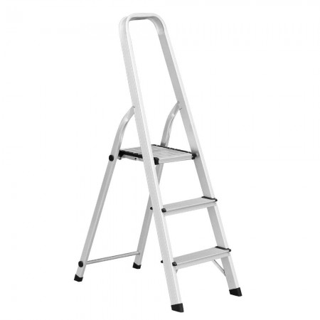 Алуминиева стълба, сгъваема Vorel STEP 103A, 3 стъпала, 62 см, 150 кг