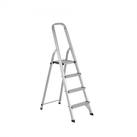 Алуминиева стълба, сгъваема Vorel STEP 104A, 4 стъпала, 84 см, 150 кг
