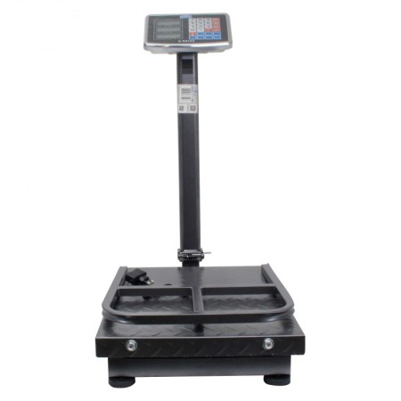 Сгъваем платформен дигитален кантар Satra S-90123, до 300 кг / 50 гр, акумулаторен, 40x50 см
